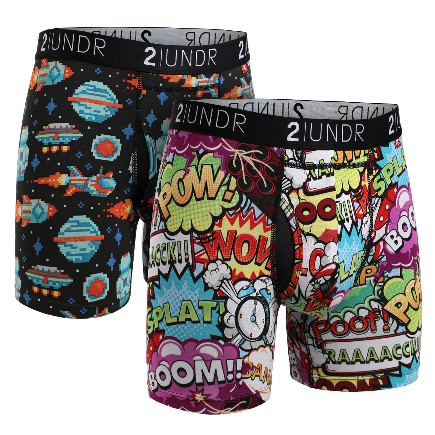 2UNDR - Swing Shift 6" Boxer Brief - 2 Pack