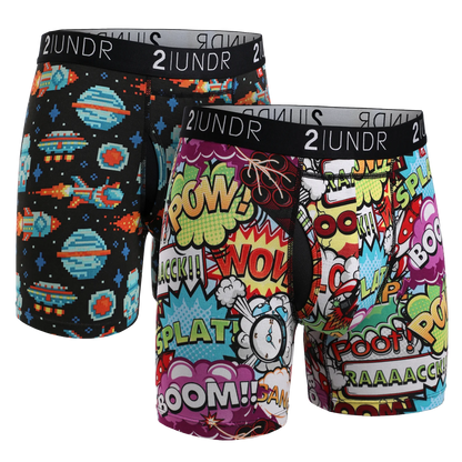 2UNDR - Swing Shift 6" Boxer Brief - 2 Pack