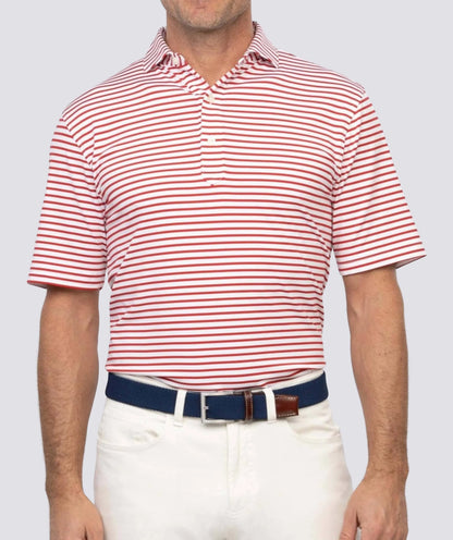 Men's Turtleson Polo - Gus Stripe Performance Polo