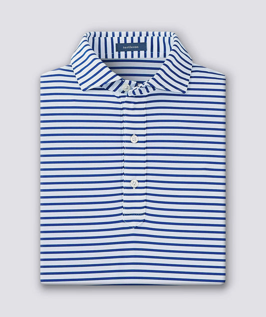 Men's Turtleson Polo - Gus Stripe Performance Polo