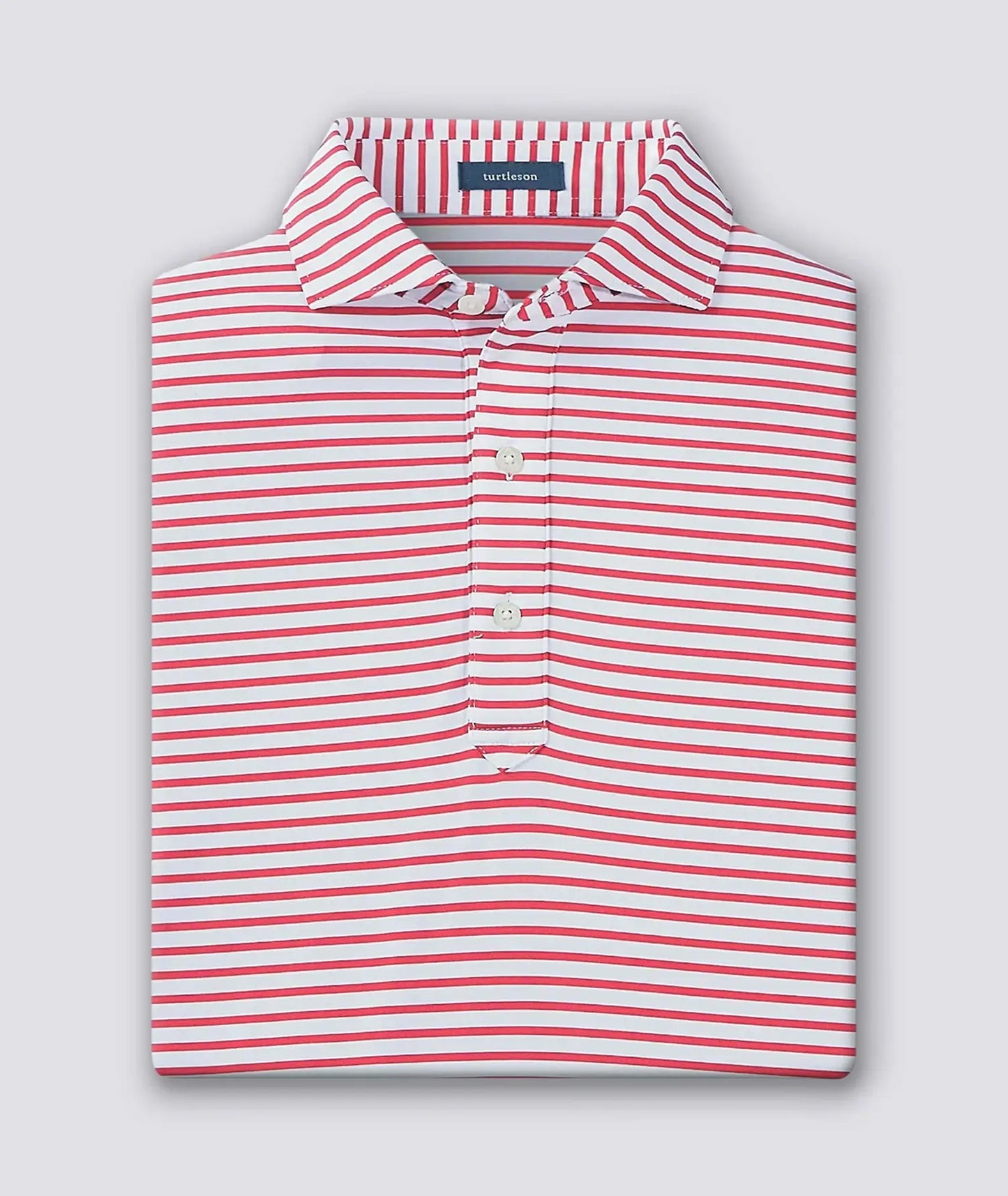 Men's Turtleson Polo - Gus Stripe Performance Polo