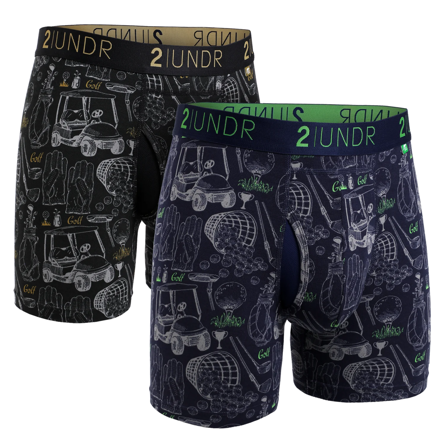 2UNDR - Swing Shift 6" Boxer Brief - 2 Pack