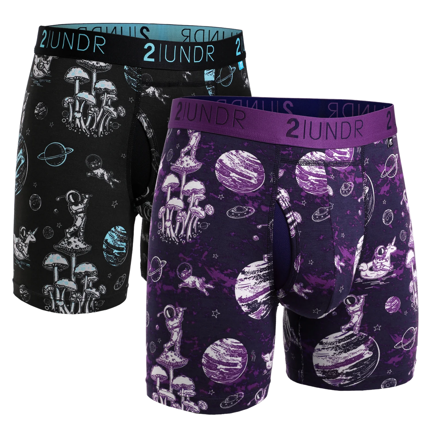 2UNDR - Swing Shift 6" Boxer Brief - 2 Pack