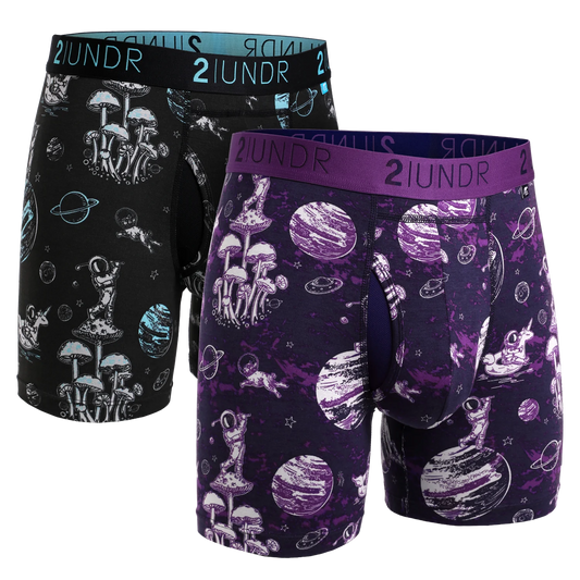 2UNDR - Swing Shift 6" Boxer Brief - 2 Pack